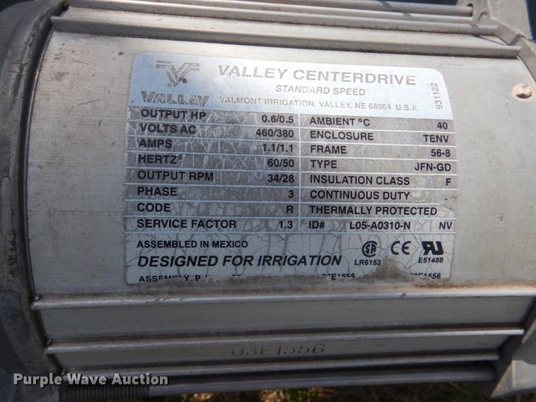 image for item JR9514 Valley  linear irrigation system