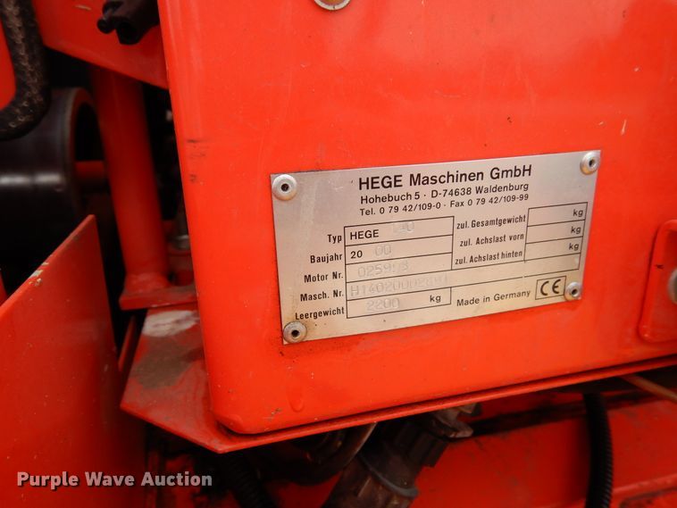 image for item JR9531 2001 Hege 140  plot combine