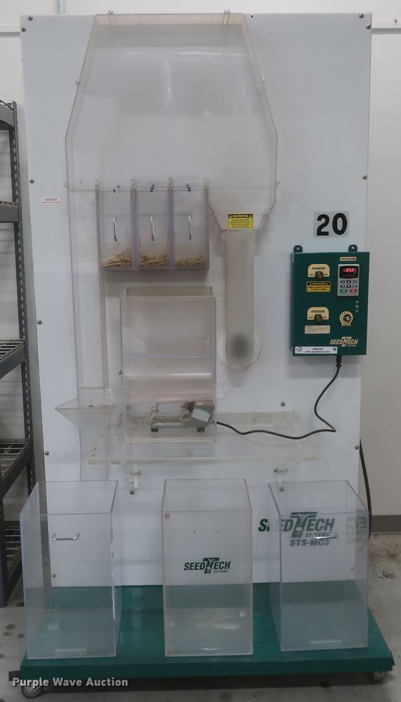 image for item JR9535 2019 SeedTech STS-MC3  cabinet seed separator