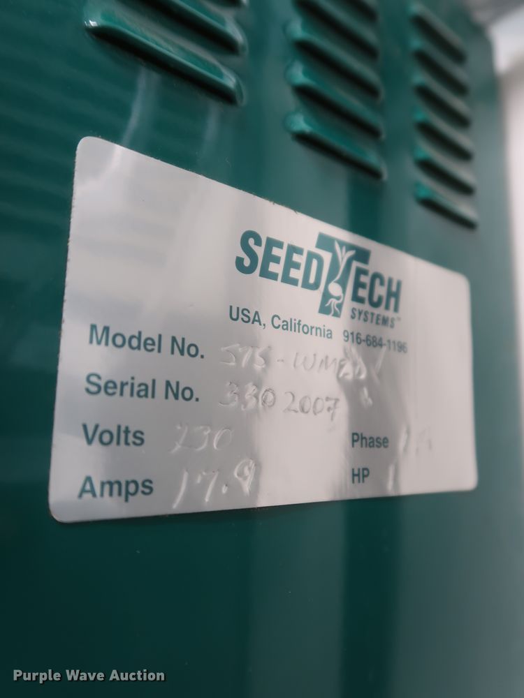 image for item JR9536 (4) 2019 SeedTech STS-WM2D vacuum seed separators
