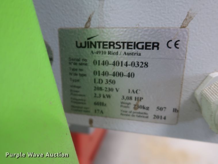 image for item JR9552 2011 Wintersteiger LD350  laboratory seed thresher