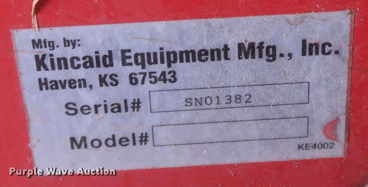 image for item JR9560 2010 Kincaid Sampo Rosenlew 8-XP  combine