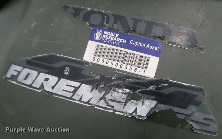 image for item JR9566 2009 Honda Foreman  ATV