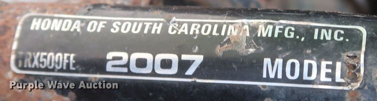 image for item JR9567 2007 Honda Foreman ES ATV