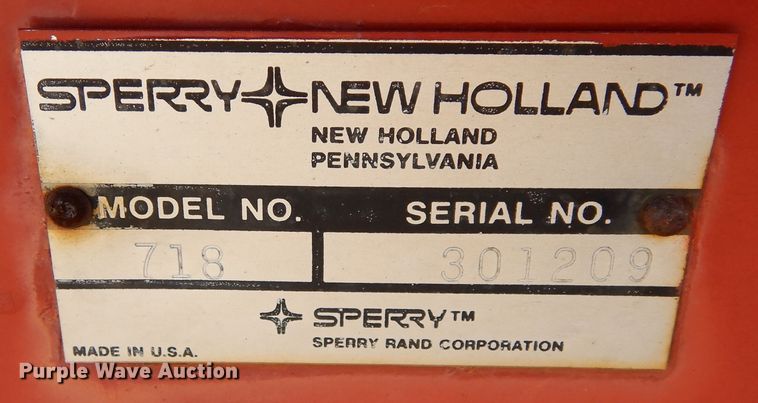 image for item JR9586 New Holland 718  forage harvester