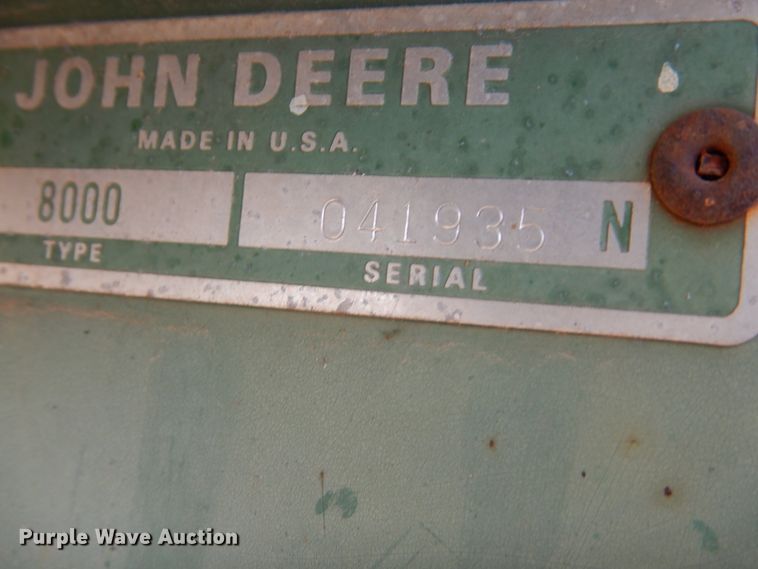 image for item JR9588 John Deere 8350  grain drill