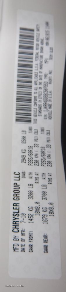 image for item KR9780 2011 Jeep Grand Cherokee Laredo  SUV