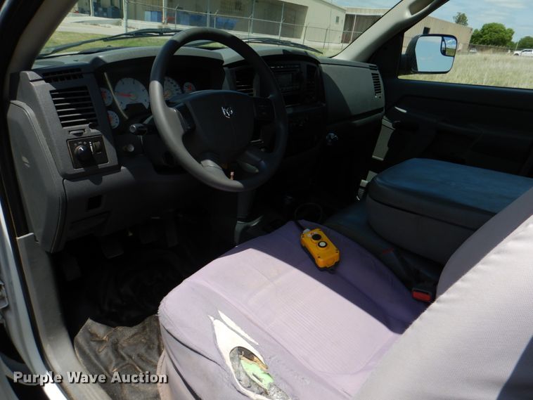 image for item KR9792 2008 Dodge Ram 3500HD  bale bed pickup truck