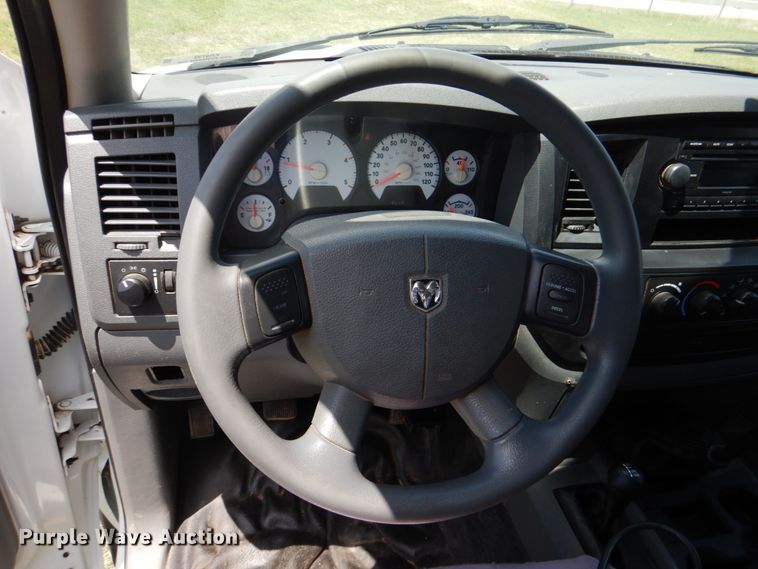 image for item KR9792 2008 Dodge Ram 3500HD  bale bed pickup truck