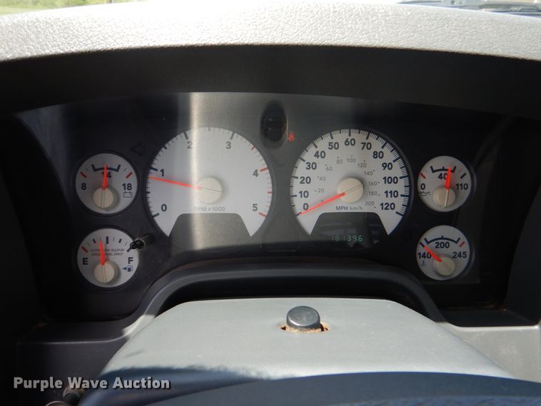 image for item KR9792 2008 Dodge Ram 3500HD  bale bed pickup truck