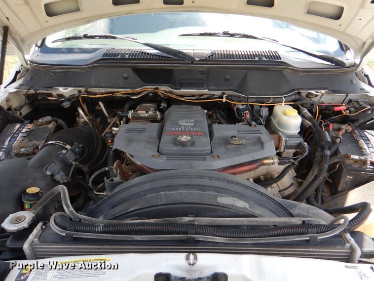 image for item KR9792 2008 Dodge Ram 3500HD  bale bed pickup truck