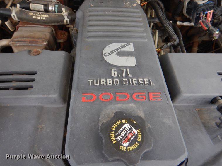 image for item KR9792 2008 Dodge Ram 3500HD  bale bed pickup truck