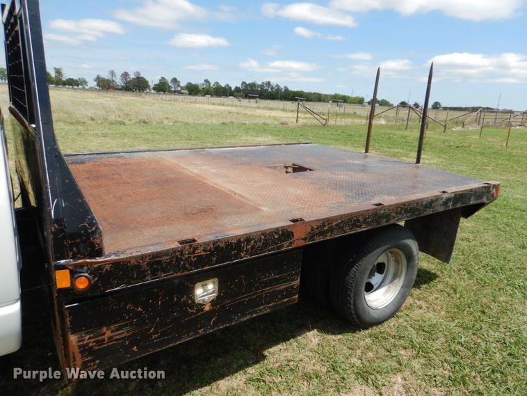 image for item KR9792 2008 Dodge Ram 3500HD  bale bed pickup truck