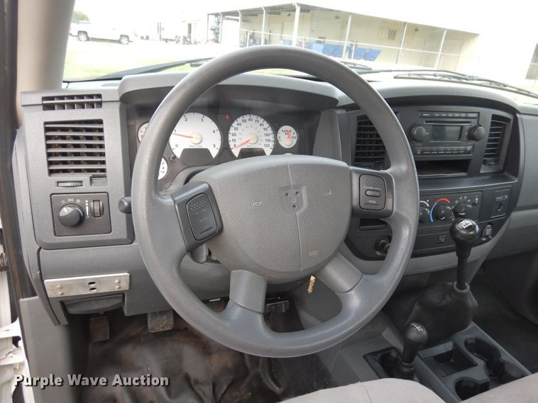 image for item KR9796 2007 Dodge Ram 3500HD  bale bed pickup truck