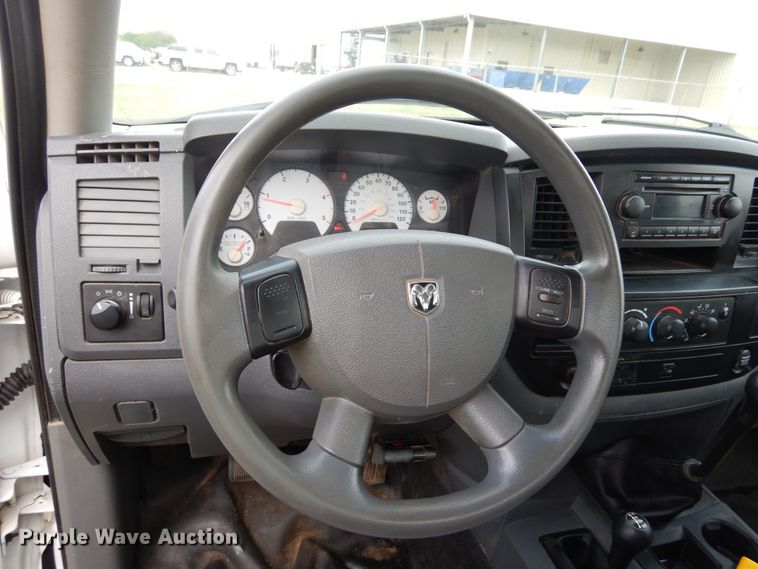 image for item KR9797 2007 Dodge Ram 3500HD  bale bed pickup truck