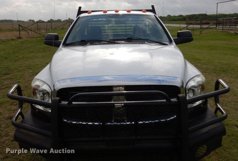 image for item KR9797 2007 Dodge Ram 3500HD  bale bed pickup truck