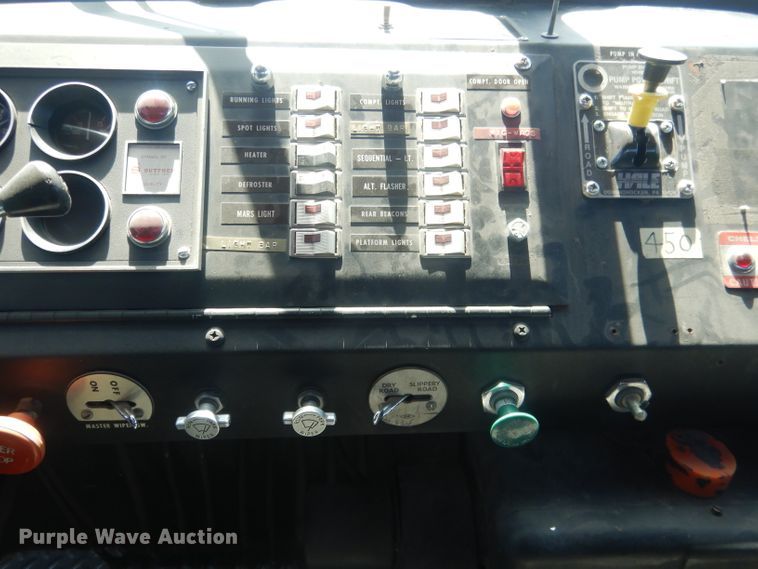 image for item DJ1299 1975 Sutphen TS85  aerial platform fire truck