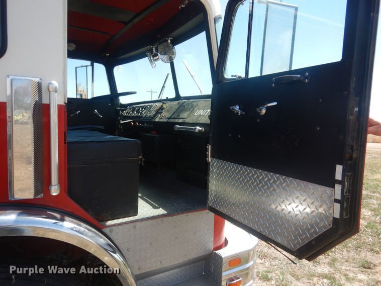 image for item DJ1299 1975 Sutphen TS85  aerial platform fire truck