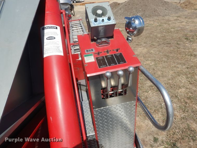 image for item DJ1299 1975 Sutphen TS85  aerial platform fire truck