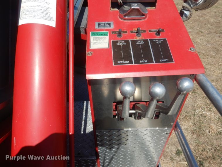 image for item DJ1299 1975 Sutphen TS85  aerial platform fire truck