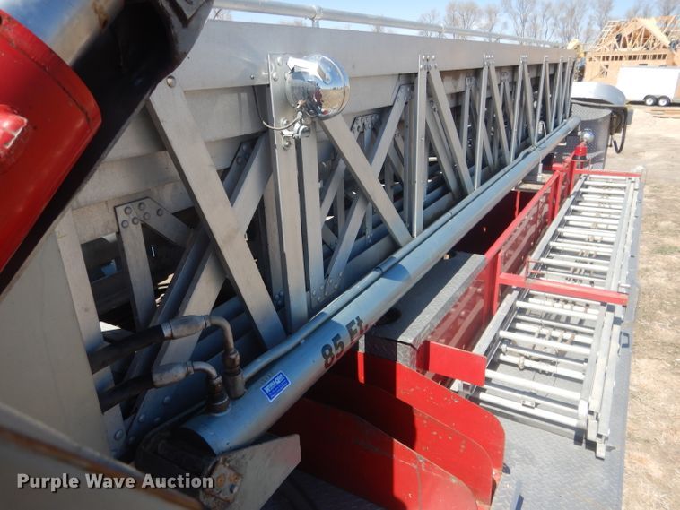 image for item DJ1299 1975 Sutphen TS85  aerial platform fire truck