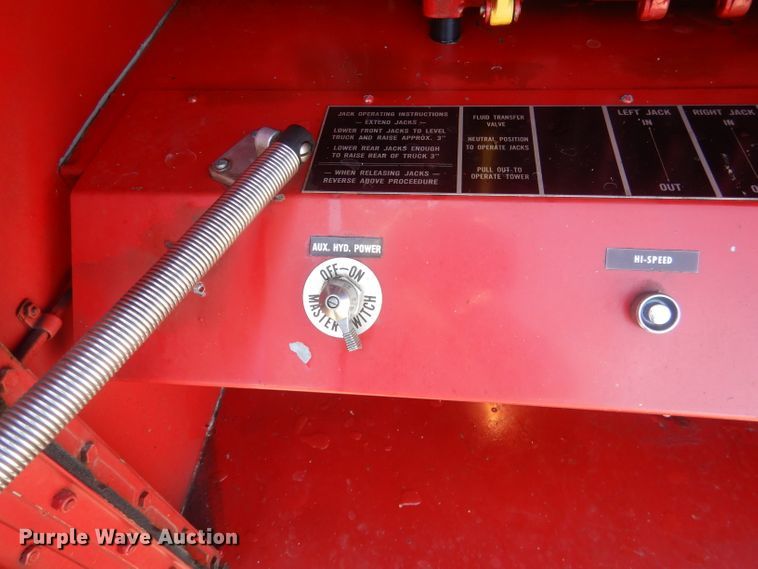 image for item DJ1299 1975 Sutphen TS85  aerial platform fire truck