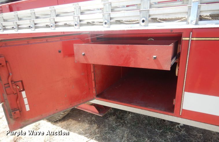 image for item DJ1299 1975 Sutphen TS85  aerial platform fire truck