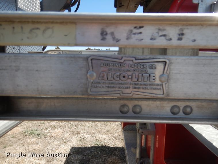 image for item DJ1299 1975 Sutphen TS85  aerial platform fire truck