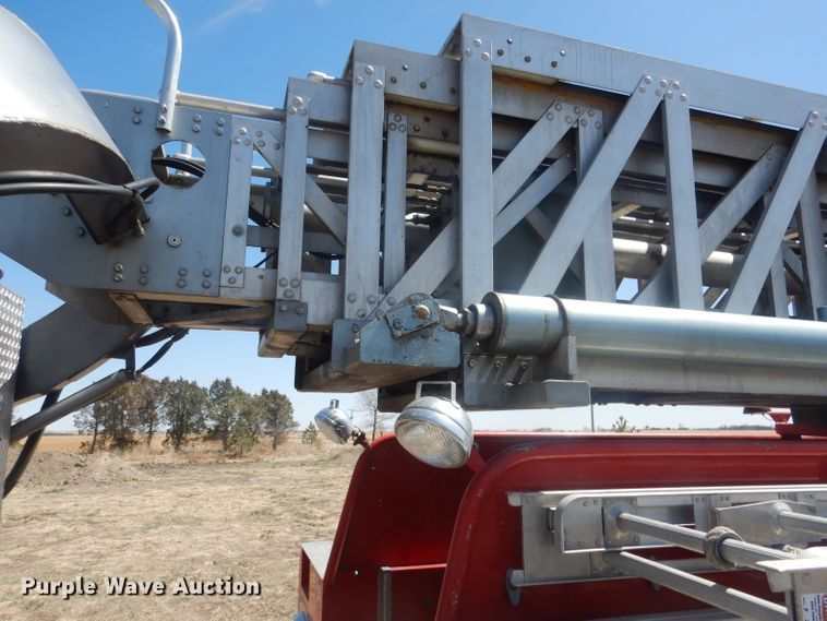 image for item DJ1299 1975 Sutphen TS85  aerial platform fire truck