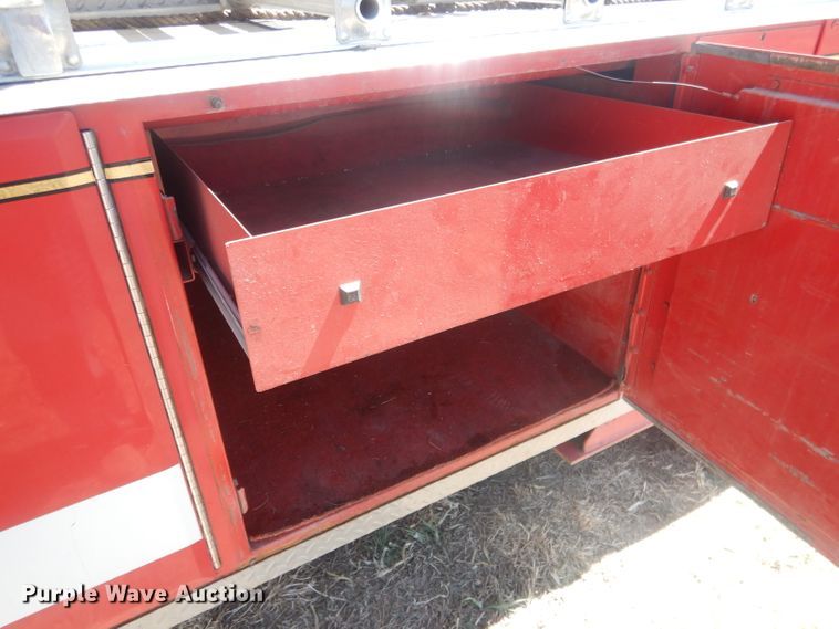 image for item DJ1299 1975 Sutphen TS85  aerial platform fire truck