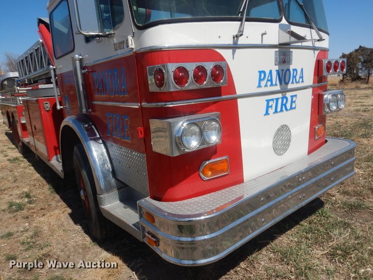 image for item DJ1299 1975 Sutphen TS85  aerial platform fire truck