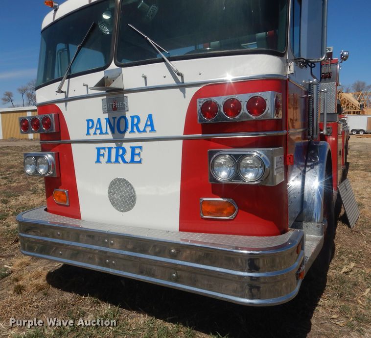 image for item DJ1299 1975 Sutphen TS85  aerial platform fire truck