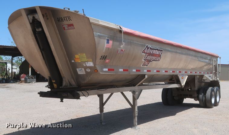 image for item DK3486 2014 Travis Body S/97  end dump trailer