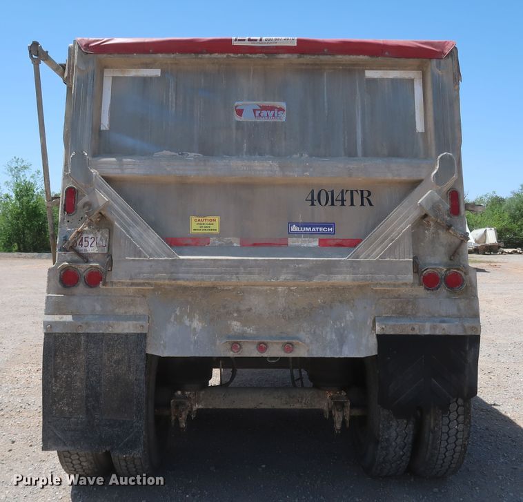 image for item DK3486 2014 Travis Body S/97  end dump trailer