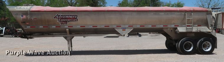 image for item DK3486 2014 Travis Body S/97  end dump trailer