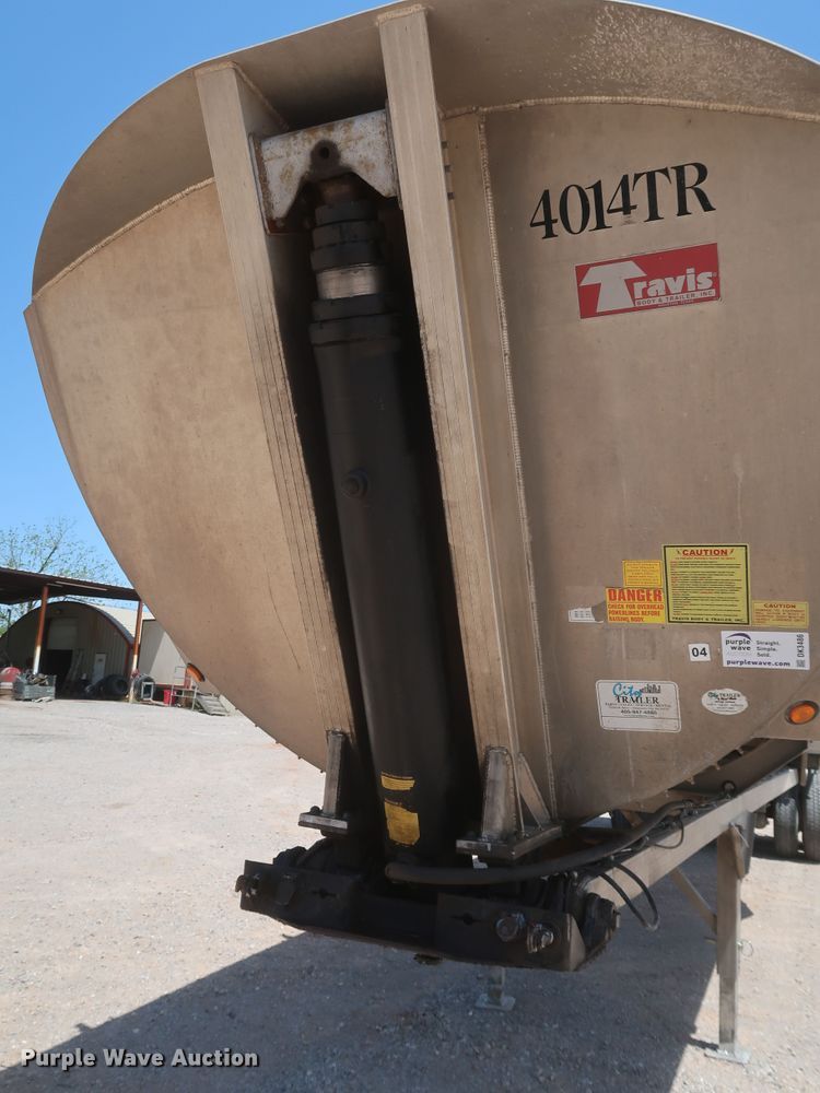 image for item DK3486 2014 Travis Body S/97  end dump trailer