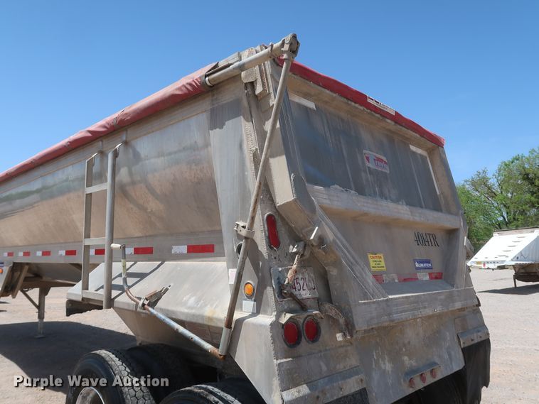 image for item DK3486 2014 Travis Body S/97  end dump trailer