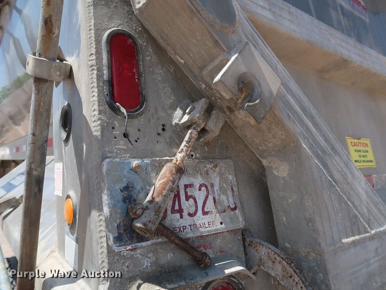 image for item DK3486 2014 Travis Body S/97  end dump trailer