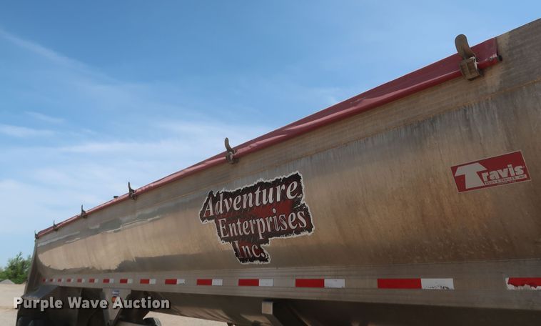 image for item DK3486 2014 Travis Body S/97  end dump trailer