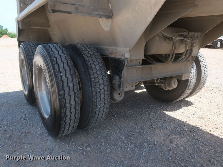 image for item DK3486 2014 Travis Body S/97  end dump trailer