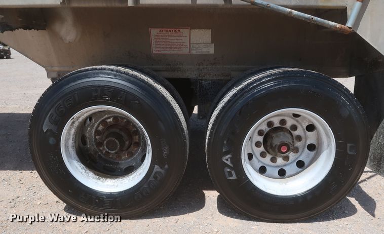 image for item DK3486 2014 Travis Body S/97  end dump trailer