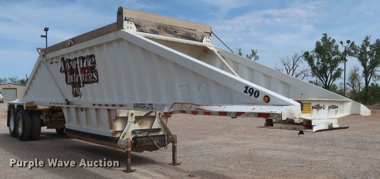 image for item DK3491 2016 Armor Lite SBD-40LT  bottom dump trailer
