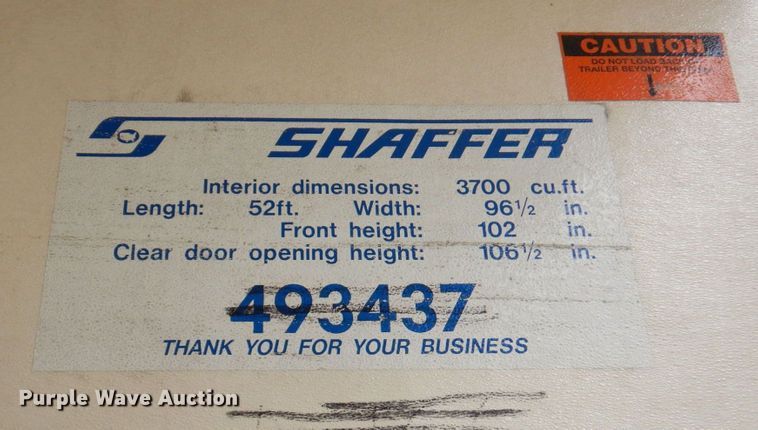 image for item DM6131 2003 Utility  refrigerated van trailer