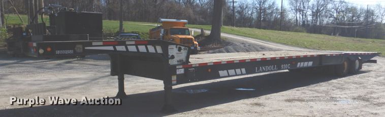 image for item DM7273 2008 Landoll 930C  drop deck equipment trailer