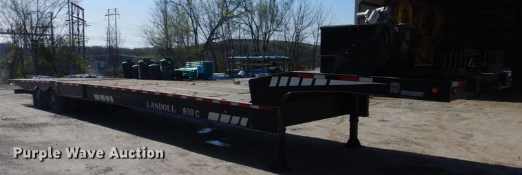 image for item DM7273 2008 Landoll 930C  drop deck equipment trailer