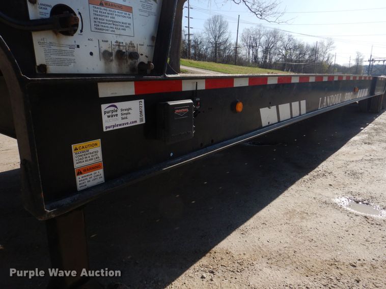 image for item DM7273 2008 Landoll 930C  drop deck equipment trailer