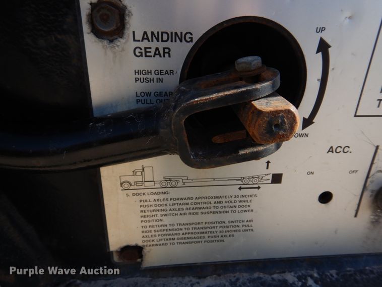 image for item DM7273 2008 Landoll 930C  drop deck equipment trailer