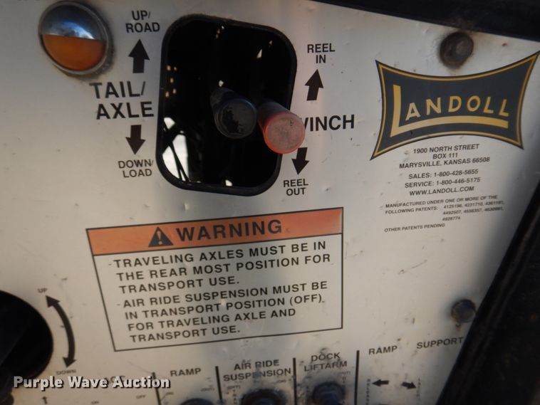 image for item DM7273 2008 Landoll 930C  drop deck equipment trailer