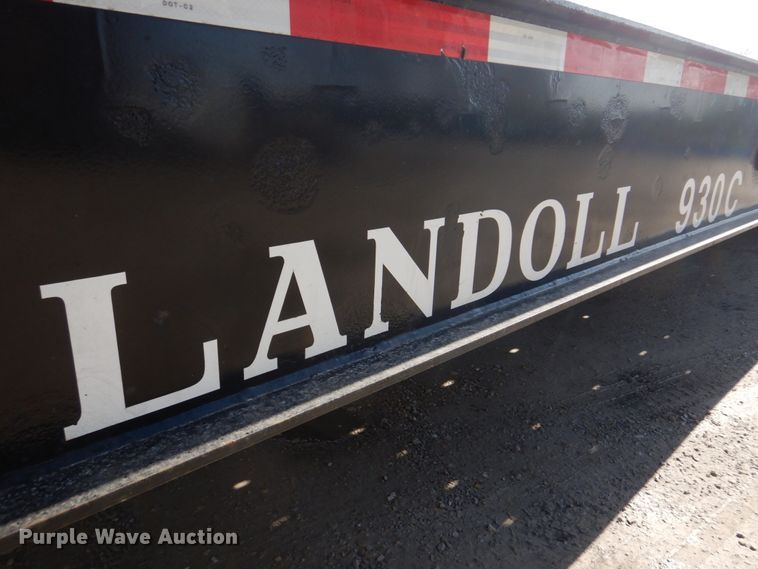 image for item DM7273 2008 Landoll 930C  drop deck equipment trailer