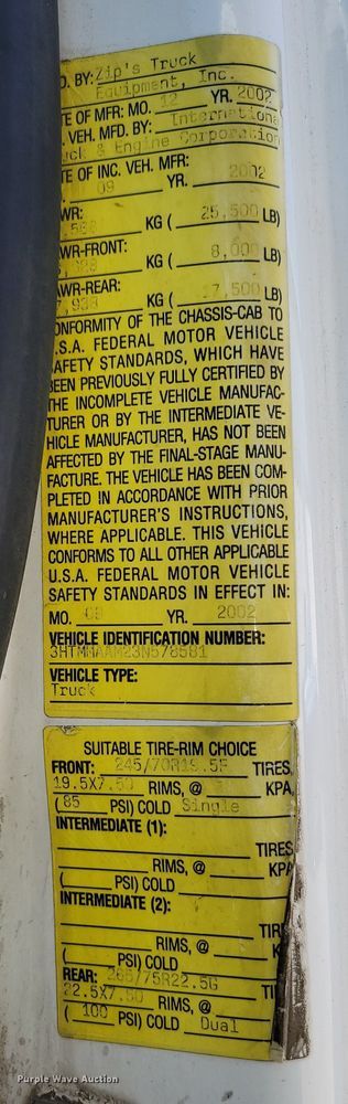 image for item DN7353 2003 International 4300  tow truck